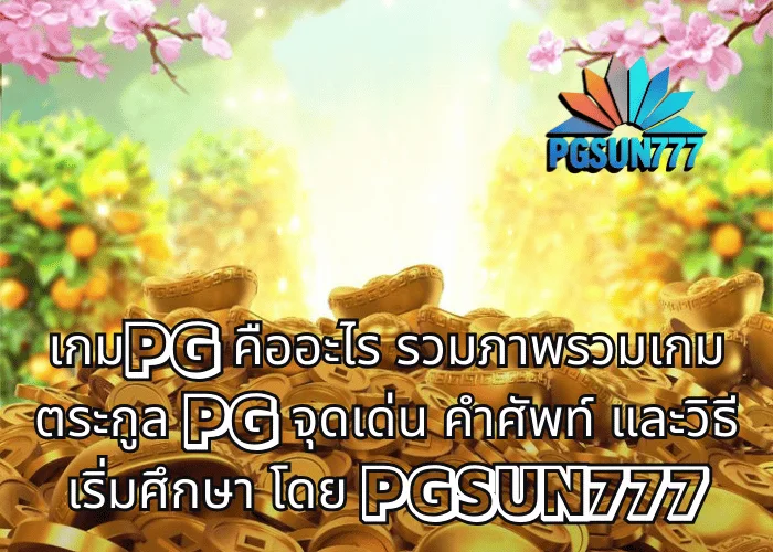 เกมPG คืออะไร รวมภาพรวมเกมตระกูล PG จุดเด่น คำศัพท์ และวิธีเริ่มศึกษา โดย PGSUN777